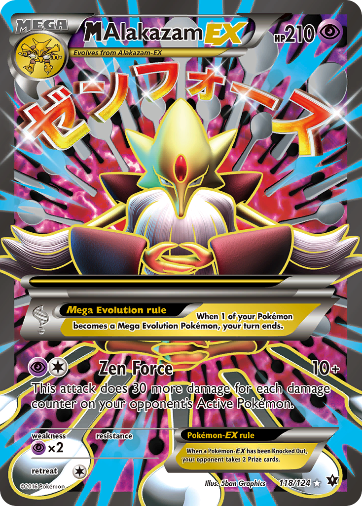 M Alakazam EX (118/124) [XY: Fates Collide] | Silver Goblin