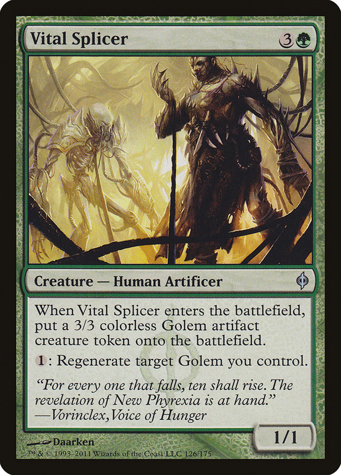 Vital Splicer [New Phyrexia] | Silver Goblin