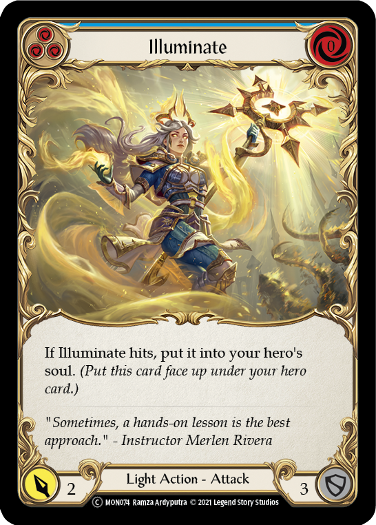 Illuminate (Blue) [U-MON074] (Monarch Unlimited)  Unlimited Normal | Silver Goblin