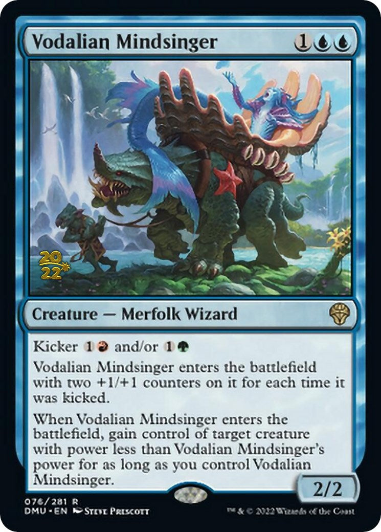 Vodalian Mindsinger [Dominaria United Prerelease Promos] | Silver Goblin