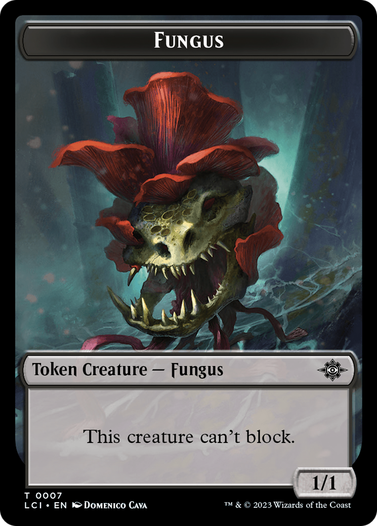 Copy // Fungus Double-Sided Token [The Lost Caverns of Ixalan Tokens] | Silver Goblin