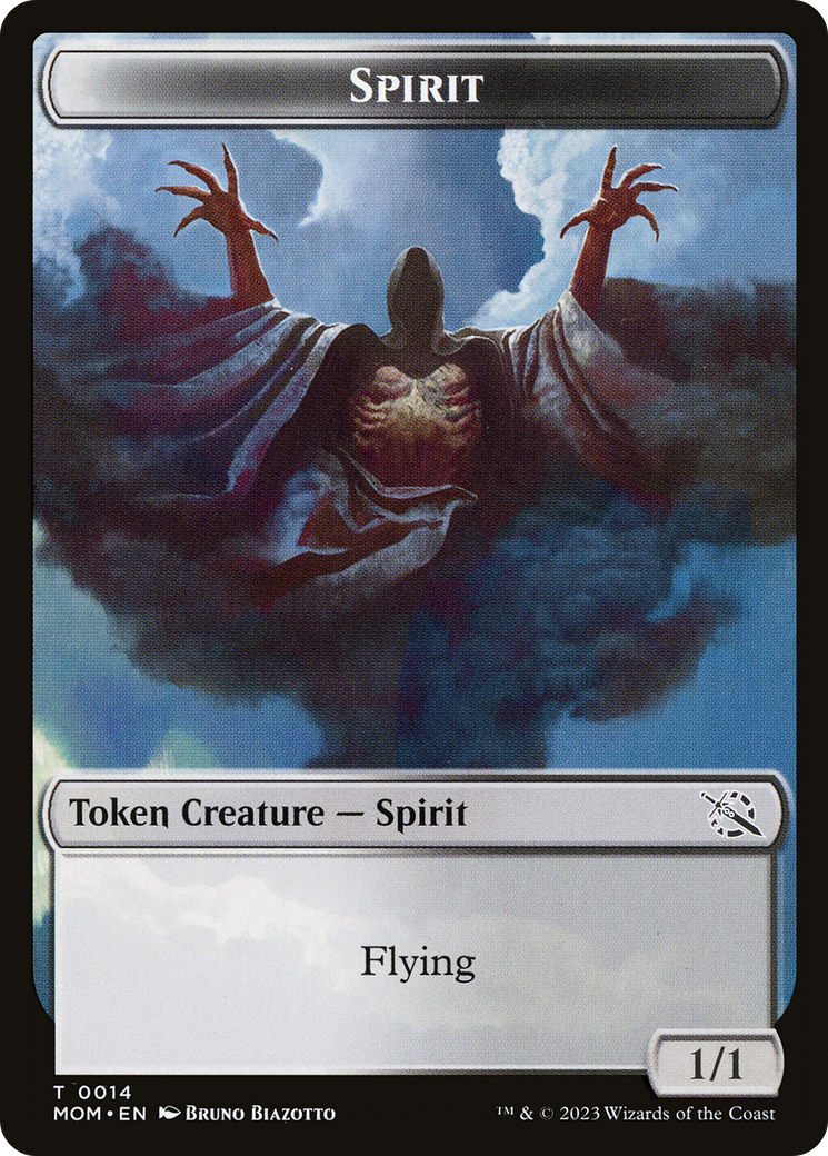 Thopter // Spirit (14) Double-Sided Token [March of the Machine Tokens] | Silver Goblin