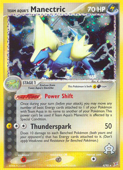 Team Aqua's Manectric (4/95) [EX: Team Magma vs Team Aqua] | Silver Goblin