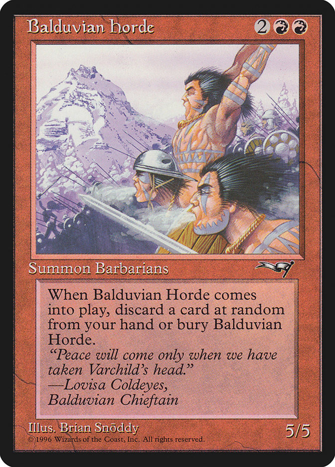 Balduvian Horde [Alliances] | Silver Goblin