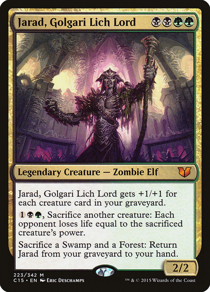 Jarad, Golgari Lich Lord [Commander 2015] | Silver Goblin