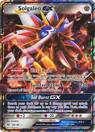 Solgaleo GX (89/149) (Jumbo Card) [Sun & Moon: Base Set] | Silver Goblin