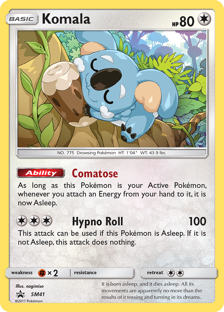 Komala (SM41) [Sun & Moon: Black Star Promos] | Silver Goblin