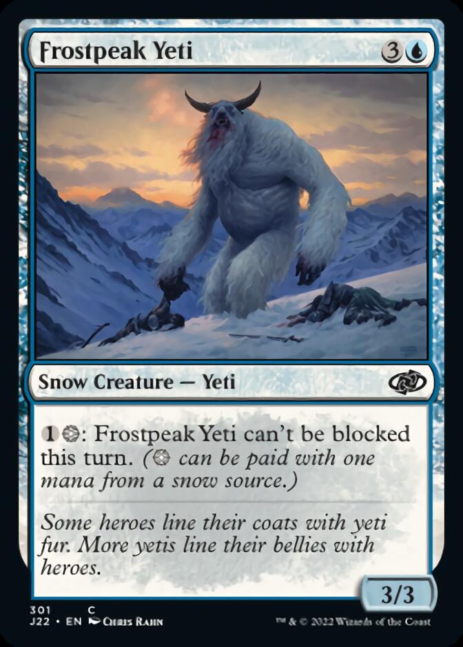Frostpeak Yeti [Jumpstart 2022] | Silver Goblin
