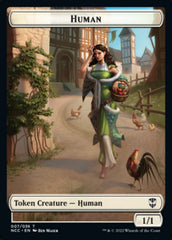 Eldrazi Spawn // Human Double-Sided Token [Streets of New Capenna Commander Tokens] | Silver Goblin