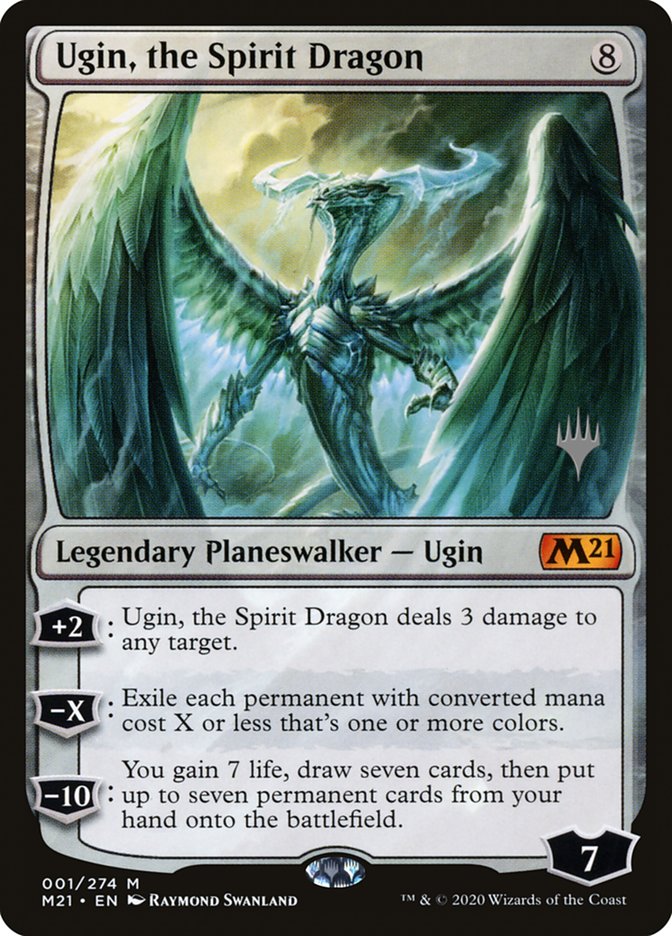Ugin, the Spirit Dragon (Promo Pack) [Core Set 2021 Promos] | Silver Goblin