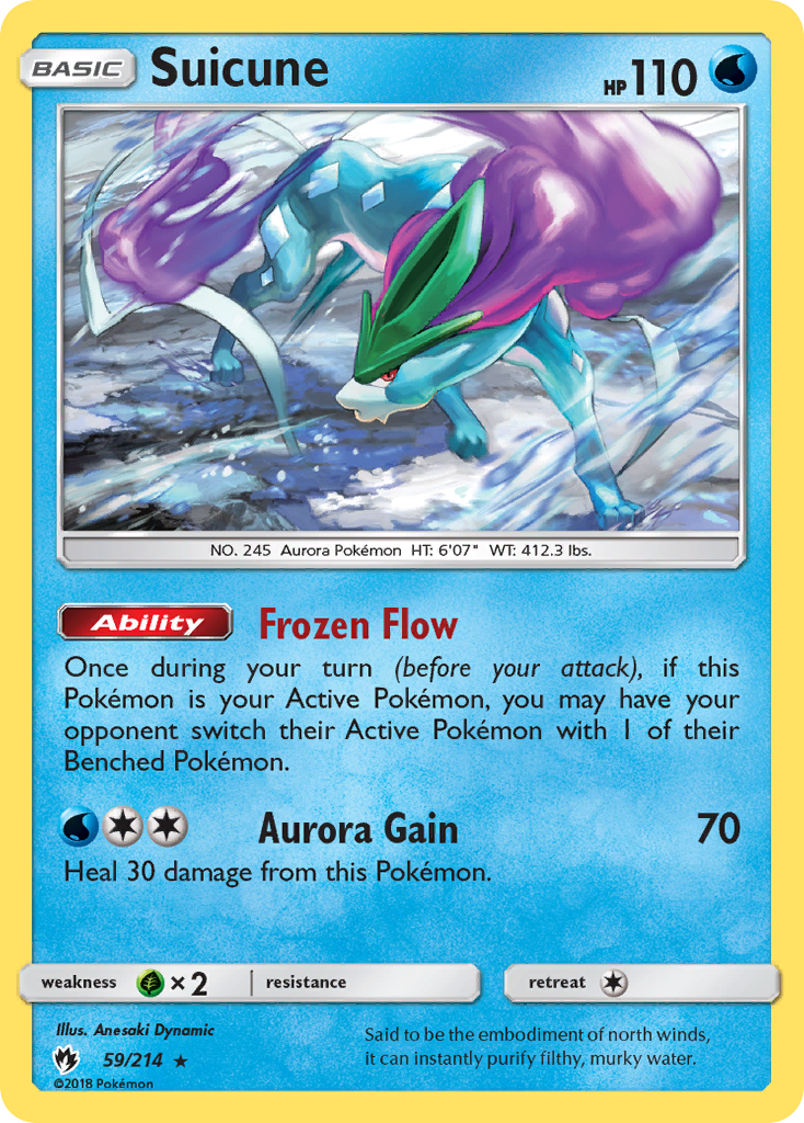 Suicune (59/214) [Sun & Moon: Lost Thunder] | Silver Goblin