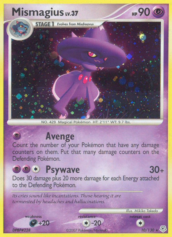 Mismagius (10/130) [Diamond & Pearl: Base Set] | Silver Goblin