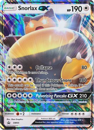 Snorlax GX (SM05) (Jumbo Card) [Sun & Moon: Black Star Promos] | Silver Goblin