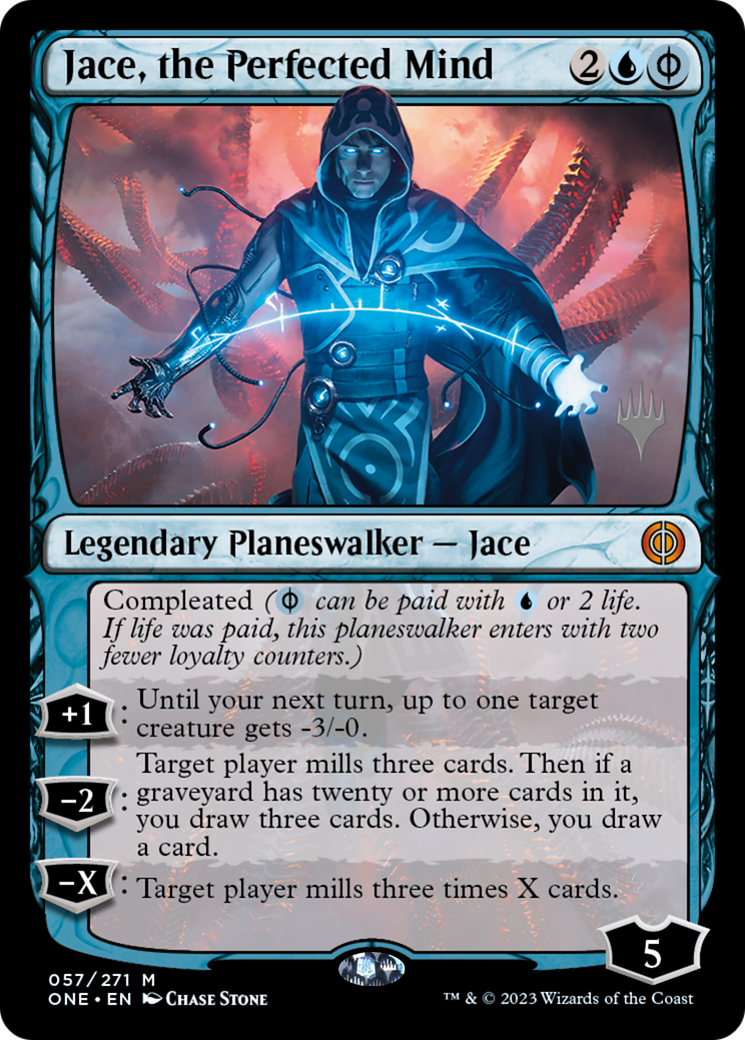 Jace, the Perfected Mind (Promo Pack) [Phyrexia: All Will Be One Promos] | Silver Goblin