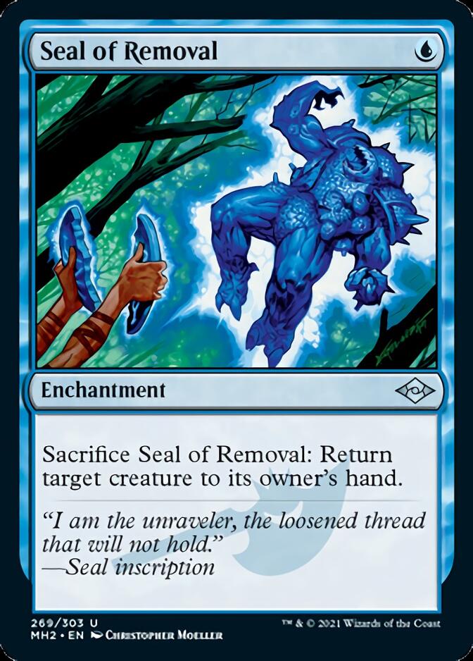 Seal of Removal (Foil Etched) [Modern Horizons 2] | Silver Goblin