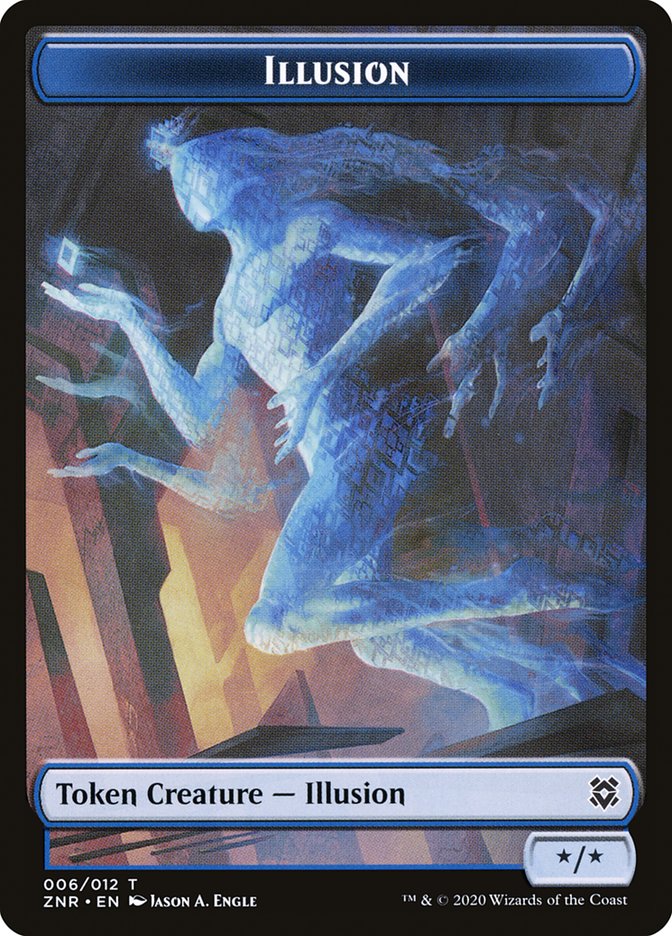 Illusion Token [Zendikar Rising Tokens] | Silver Goblin
