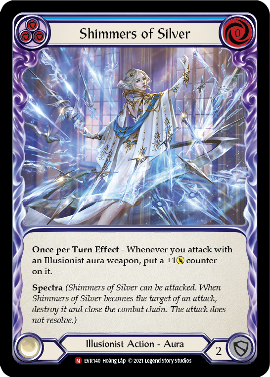 Shimmers of Silver [EVR140] (Everfest)  1st Edition Rainbow Foil | Silver Goblin