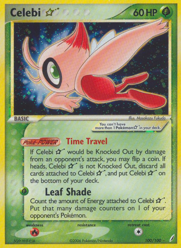 Celebi Star (100/100) [EX: Crystal Guardians] | Silver Goblin