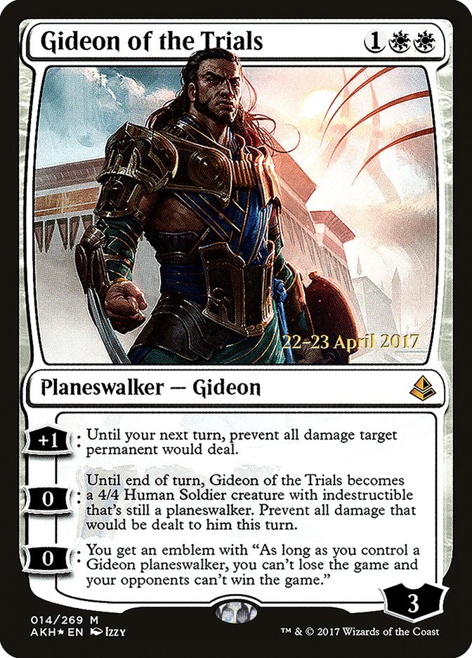 Gideon of the Trials [Amonkhet Prerelease Promos] | Silver Goblin