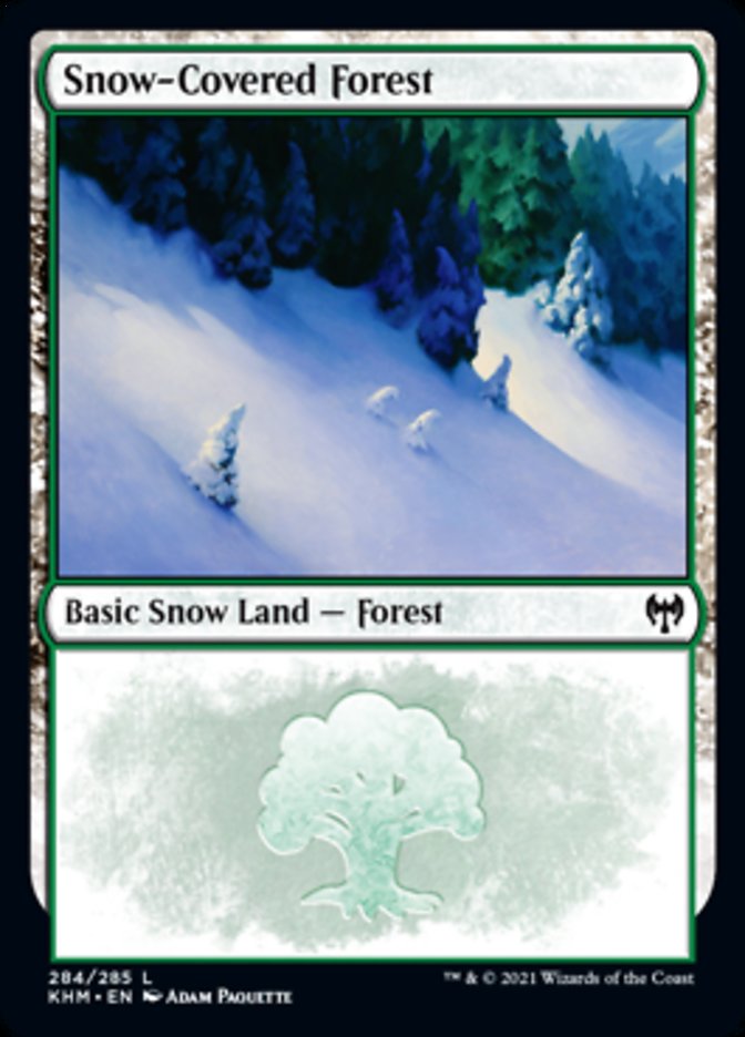 Snow-Covered Forest (284) [Kaldheim] | Silver Goblin