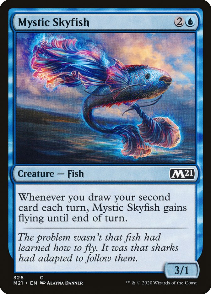 Mystic Skyfish [Core Set 2021] | Silver Goblin