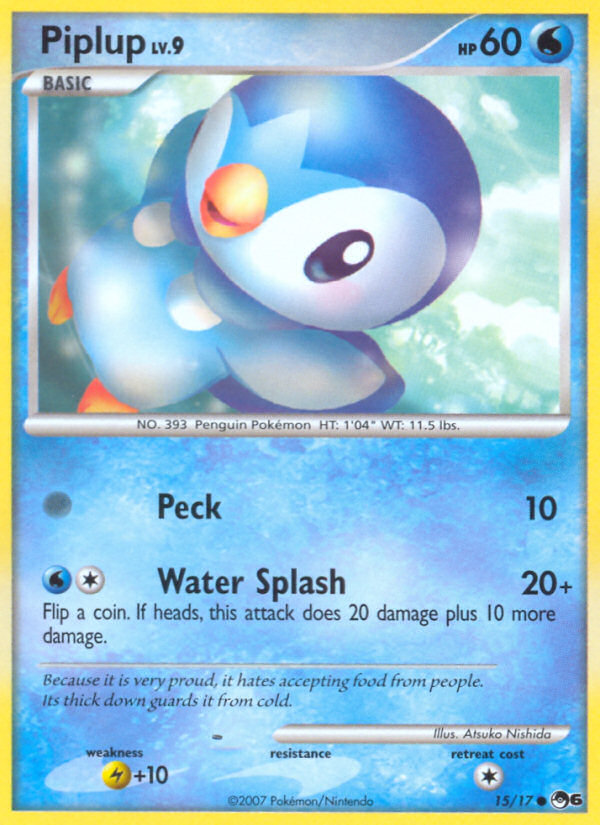 Piplup (15/17) [POP Series 6] | Silver Goblin