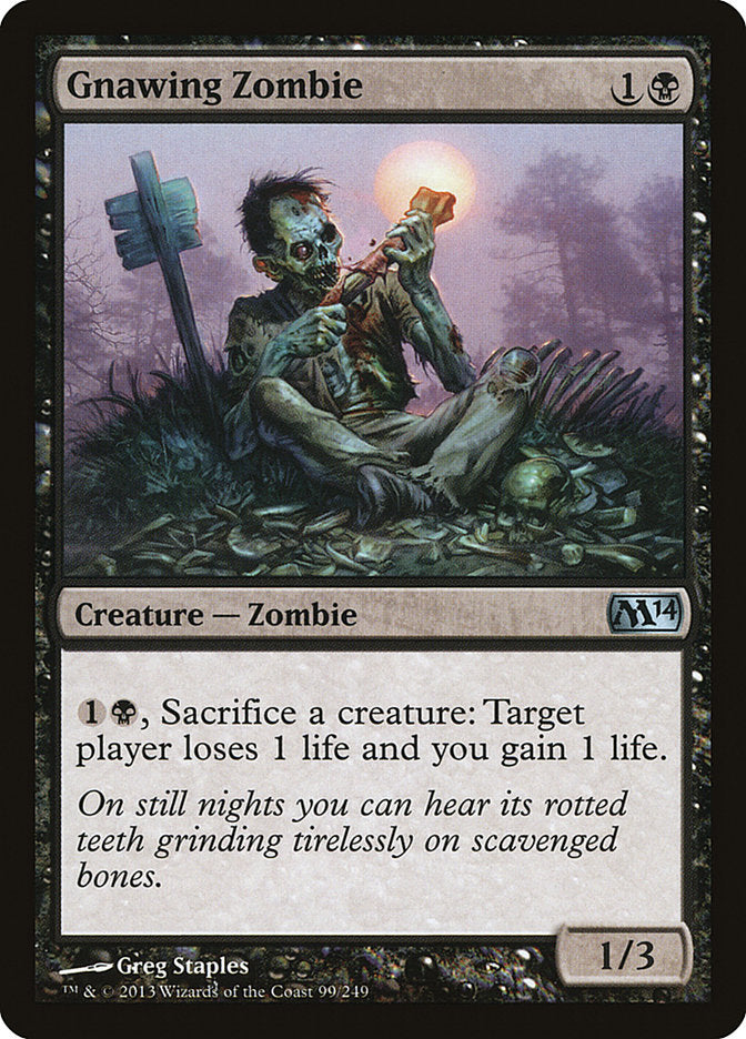 Gnawing Zombie [Magic 2014] | Silver Goblin