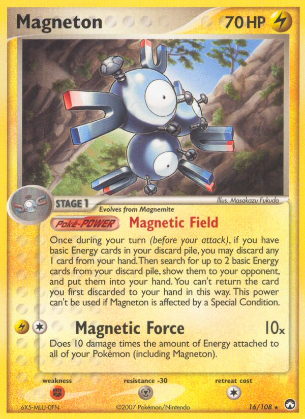 Magneton (16/108) [EX: Power Keepers] | Silver Goblin