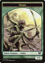Beast // Snake (017) Double-Sided Token [Commander 2015 Tokens] | Silver Goblin