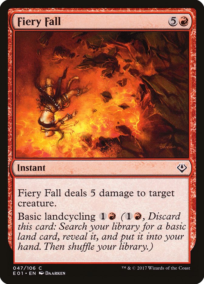 Fiery Fall [Archenemy: Nicol Bolas] | Silver Goblin