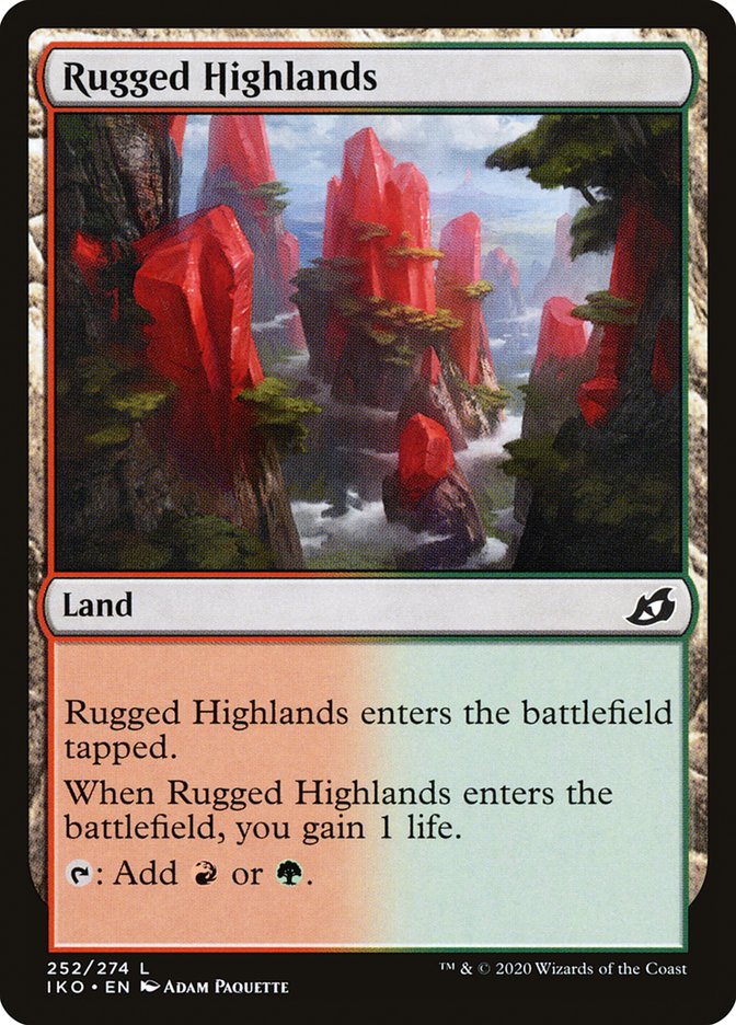 Rugged Highlands [Ikoria: Lair of Behemoths] | Silver Goblin