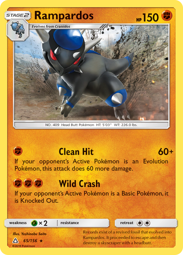 Rampardos (65/156) [Sun & Moon: Ultra Prism] | Silver Goblin