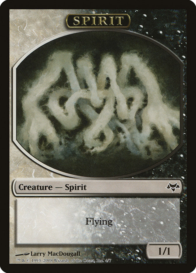 Spirit Token [Eventide Tokens] | Silver Goblin