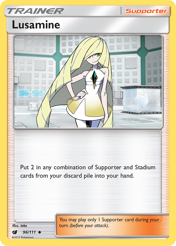 Lusamine (96/111) [Sun & Moon: Crimson Invasion] | Silver Goblin