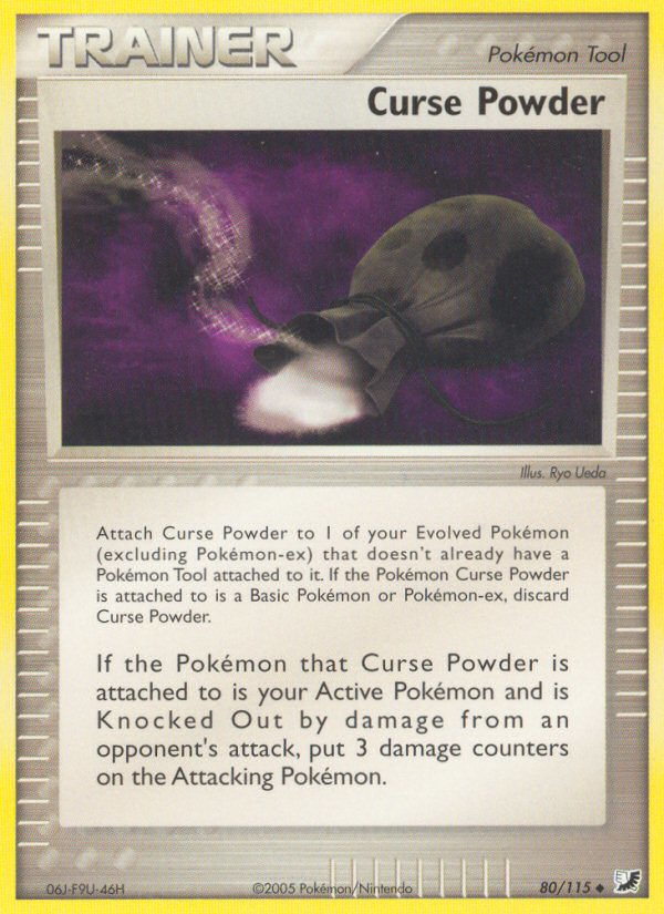 Curse Powder (80/115) [EX: Unseen Forces] | Silver Goblin