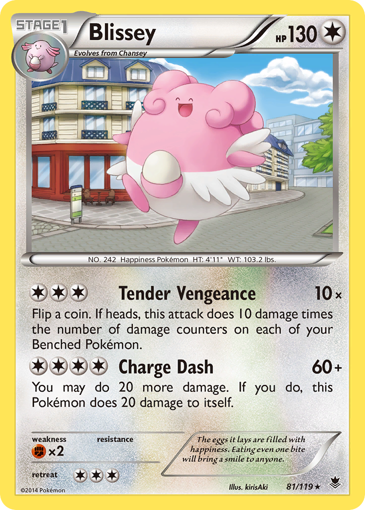 Blissey (81/119) [XY: Phantom Forces] | Silver Goblin