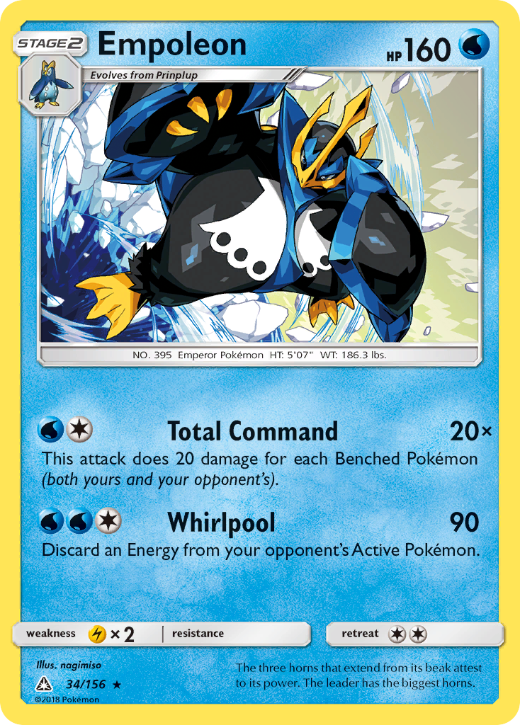 Empoleon (34/156) [Sun & Moon: Ultra Prism] | Silver Goblin