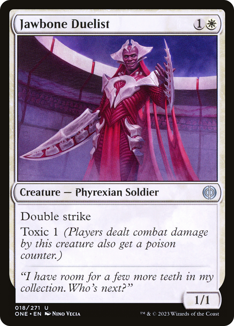 Jawbone Duelist [Phyrexia: All Will Be One] | Silver Goblin