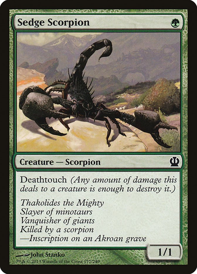 Sedge Scorpion [Theros] | Silver Goblin