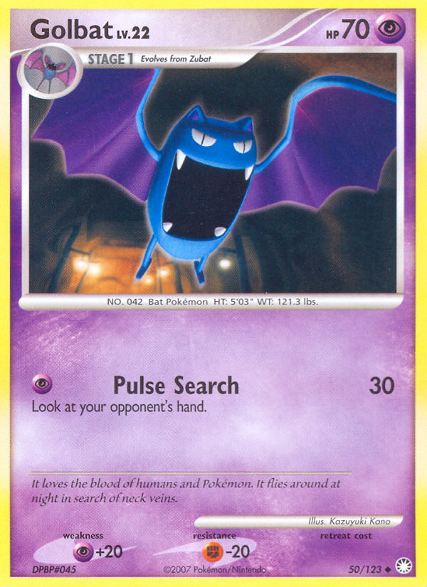 Golbat (50/123) [Diamond & Pearl: Mysterious Treasures] | Silver Goblin