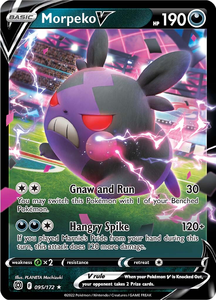 Morpeko V (095/172) [Sword & Shield: Brilliant Stars] | Silver Goblin