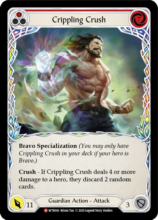 Crippling Crush [U-WTR043] (Welcome to Rathe Unlimited)  Unlimited Rainbow Foil | Silver Goblin