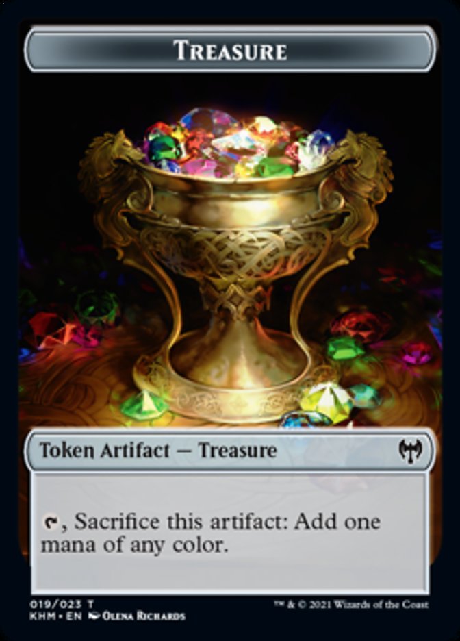 Treasure Token [Kaldheim Tokens] | Silver Goblin