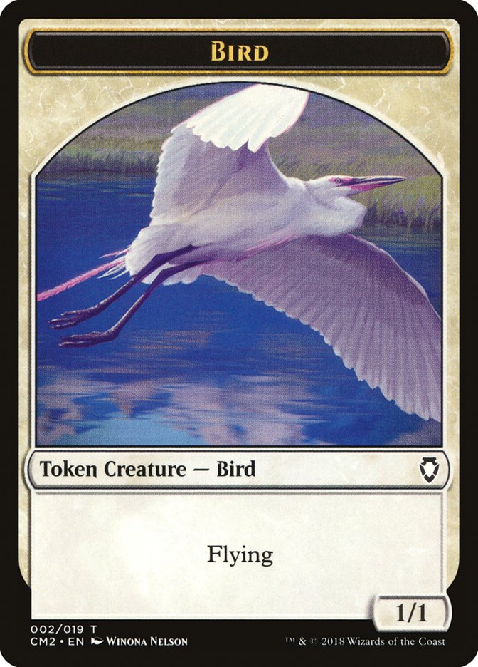 Bird Token [Commander Anthology Volume II Tokens] | Silver Goblin