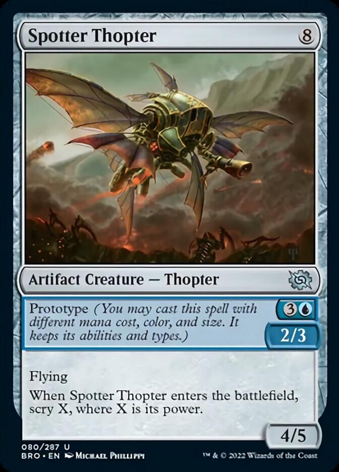 Spotter Thopter [The Brothers' War] | Silver Goblin
