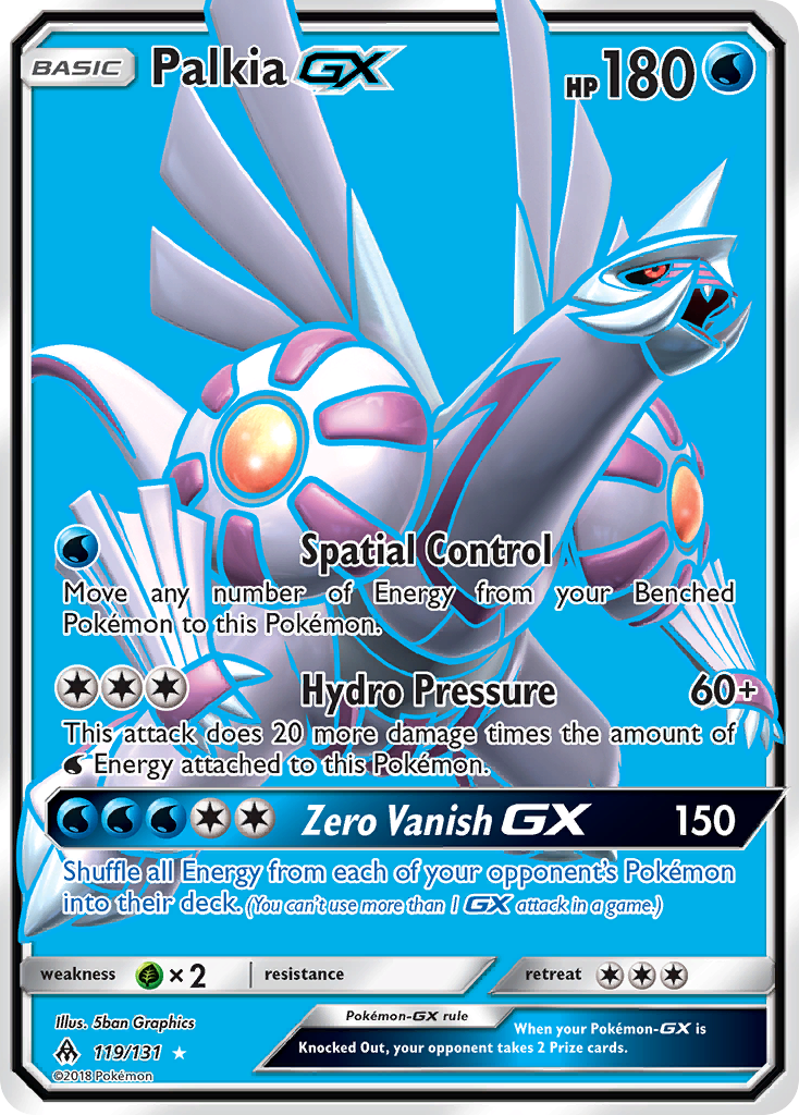 Palkia GX (119/131) [Sun & Moon: Forbidden Light] | Silver Goblin