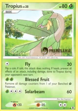 Tropius (52/111) (Prerelease Promo) [Nintendo: Black Star Promos] | Silver Goblin