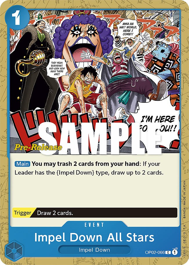 Impel Down All Stars [Paramount War Pre-Release Cards] | Silver Goblin