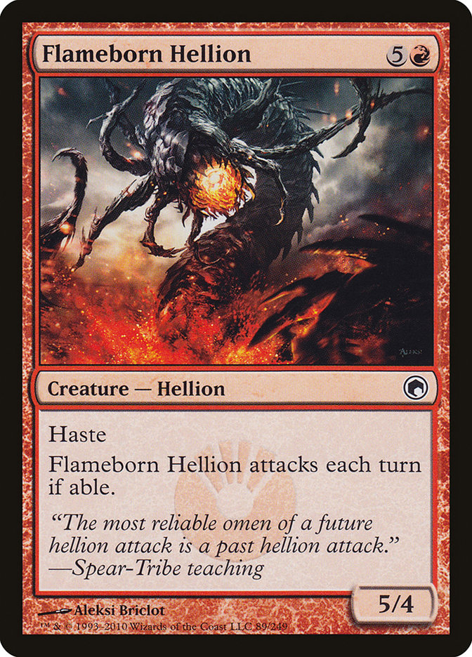 Flameborn Hellion [Scars of Mirrodin] | Silver Goblin
