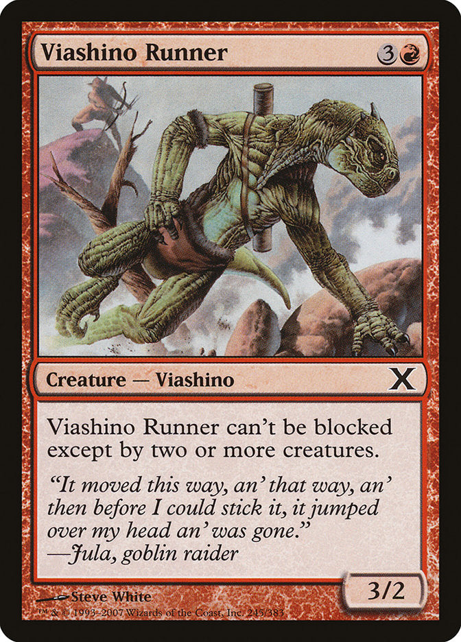 Viashino Runner [Tenth Edition] | Silver Goblin